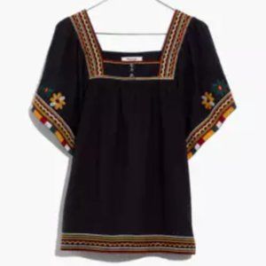 Madewell Embroidered Sandblossom Top